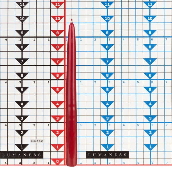 10″ Burgundy Taper Candles 3 10″ Burgundy Taper Candles - Image 3