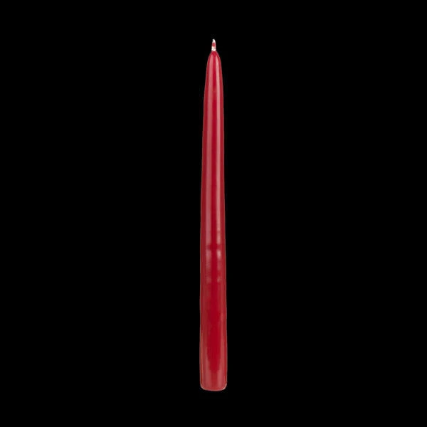 10″ Burgundy Taper Candles 4 10″ Burgundy Taper Candles - Image 4