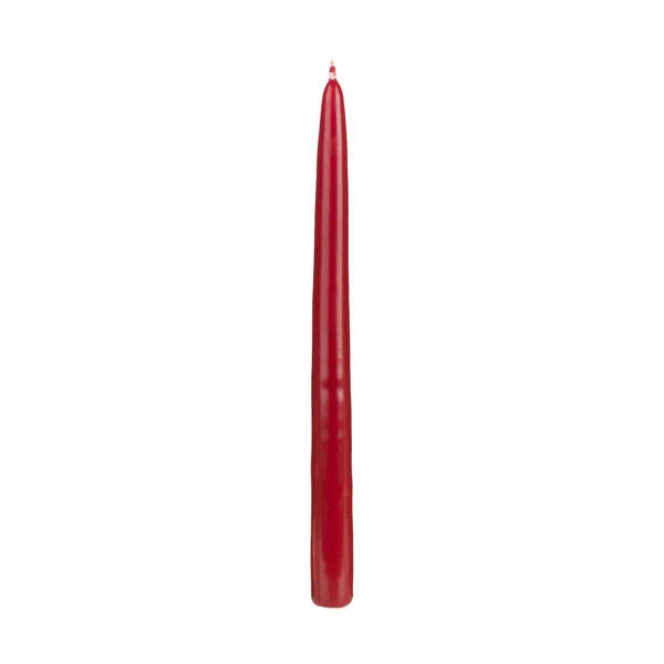 10″ Burgundy Taper Candles 5 10″ Burgundy Taper Candles - Image 5