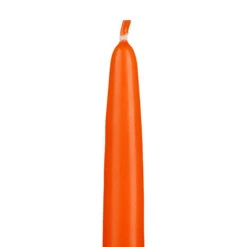 10″ Orange Taper Candles