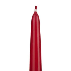 12″ Burgundy Taper Candles