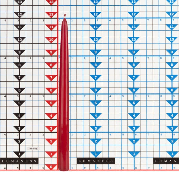 12″ Burgundy Taper Candles 3 12″ Burgundy Taper Candles - Image 3