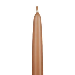 12″ Warm Tan Taper Candles