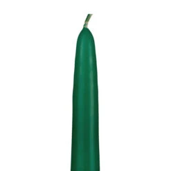15″ Green Taper Candles