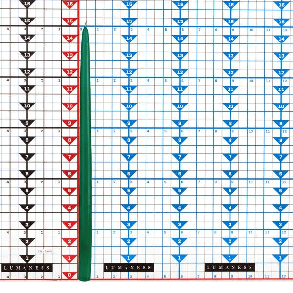 15″ Green Taper Candles 3 15″ Green Taper Candles - Image 3