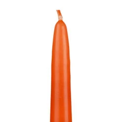 15″ Orange Taper Candles