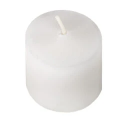 10 Hour White Votive Candle In Bulk - Restaurant & Hotel Candles (72 Pc Pack)