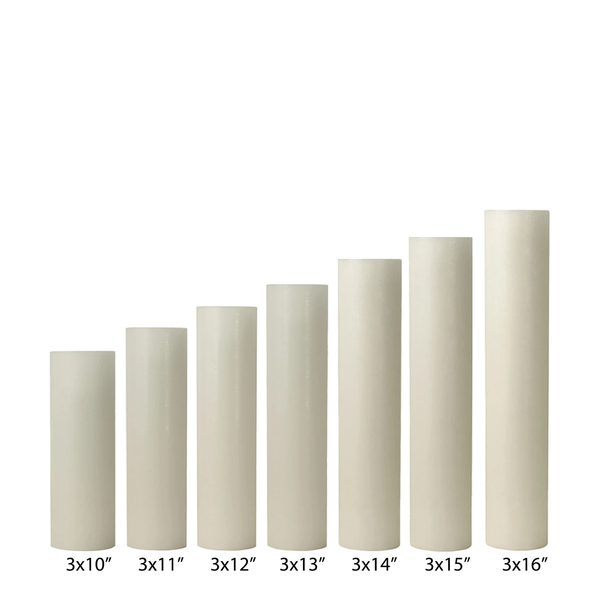 3x4 Ivory Round LED Flameless Candles 14 3x4 Ivory Round LED Flameless Candles - Image 14