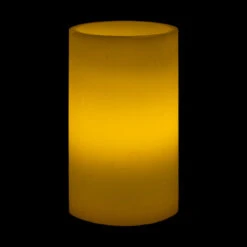 4x7 Ivory Round LED Flameless Candles -Glow Essence Cheap Store lg item 7548 1
