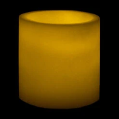 5x5 Ivory Round LED Flameless Candles -Glow Essence Cheap Store lg item 7552 1