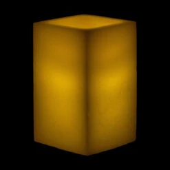 3x3x5 LED Flameless Square Pillar Candles Ivory -Glow Essence Cheap Store lg item 7575 1