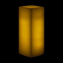 3x3x8 LED Flameless Square Pillar Candles Ivory -Glow Essence Cheap Store lg item 7577 1