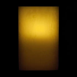 5x5x8 Square Flameless Large Pillar Candles Ivory -Glow Essence Cheap Store lg item 7586 06