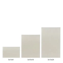 5x15x24 Flameless Extra Large Wide Pillar Candles Ivory -Glow Essence Cheap Store lg item 7603 13