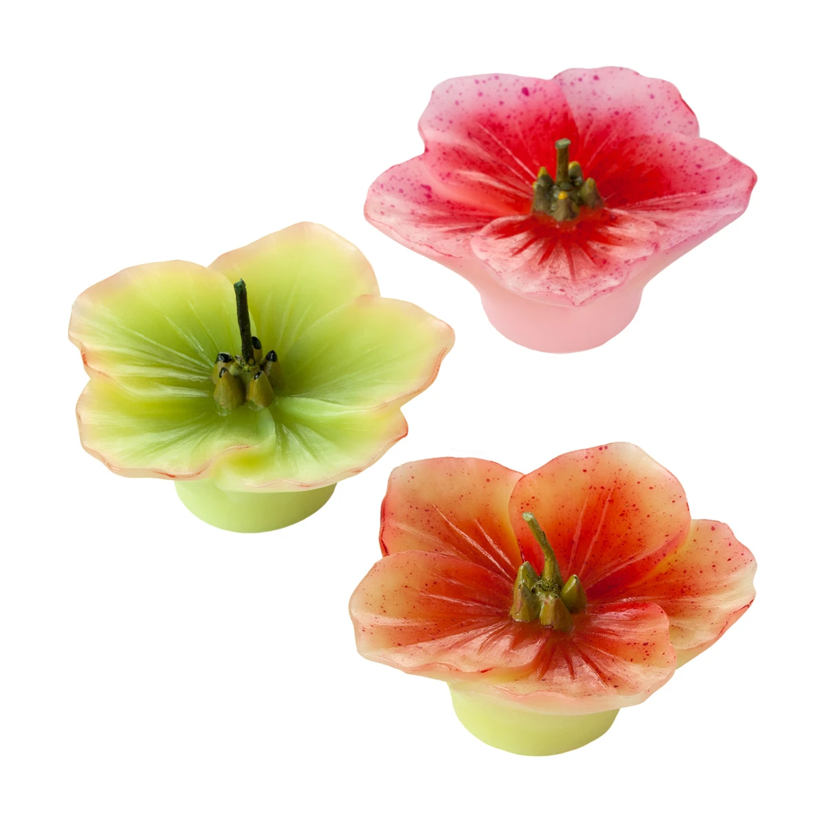 Floating Hellebores Flower Candles (3 Pc Pack) 1 Floating Hellebores Flower Candles (3 Pc Pack)