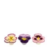Floating Johnny Jump Up Flowers Candles (3 Pc Pack)