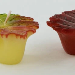 Floating American Oak Leaves Candles - 3 Assorted Colors -Glow Essence Cheap Store lg item 9333 3