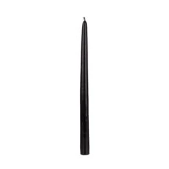 12″ Black Taper Candles