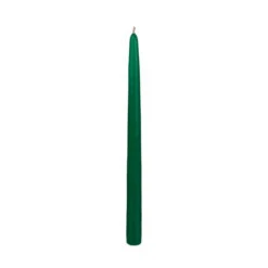 12″ Green Taper Candles