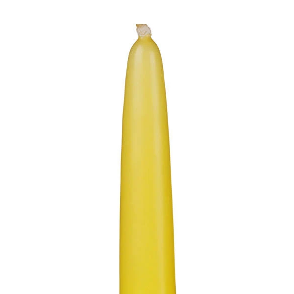 12″ Yellow Taper Candles 2 12″ Yellow Taper Candles - Image 2