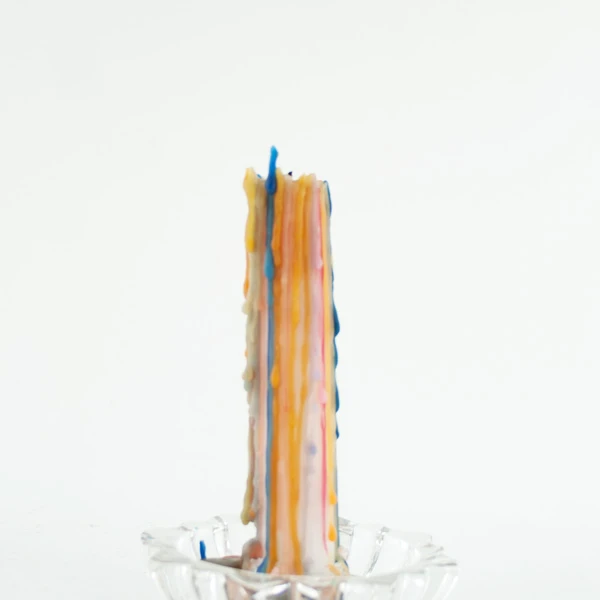 Multi Color Drip Taper Candles - 2 Pieces (2 Pieces Pack) 5 Multi Color Drip Taper Candles - 2 Pieces (2 Pieces Pack) - Image 5