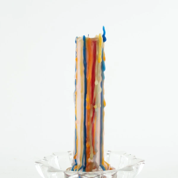 Multi Color Drip Taper Candles - 2 Pieces (2 Pieces Pack) 6 Multi Color Drip Taper Candles - 2 Pieces (2 Pieces Pack) - Image 6